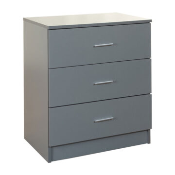 Shevington Light Grey 3 Drawer Chest