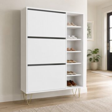 Monte 3 Drawer Shoe Cabinet