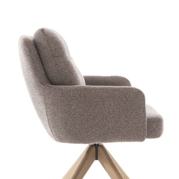 Cosgrove Fabric Dining Chair Blush Granite | Assembly Required