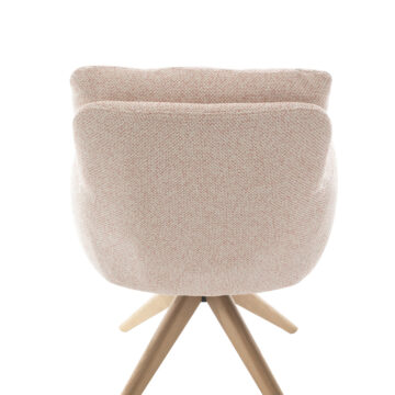 Cosgrove Blush Pink Fabric Dining Chair