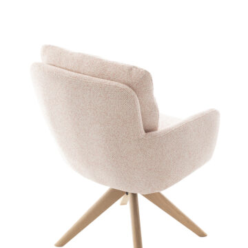 Cosgrove Blush Pink Fabric Dining Chair