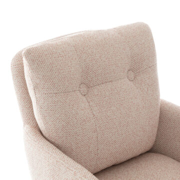 Cosgrove Blush Pink Fabric Dining Chair