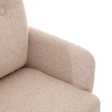 Cosgrove Blush Pink Fabric Dining Chair