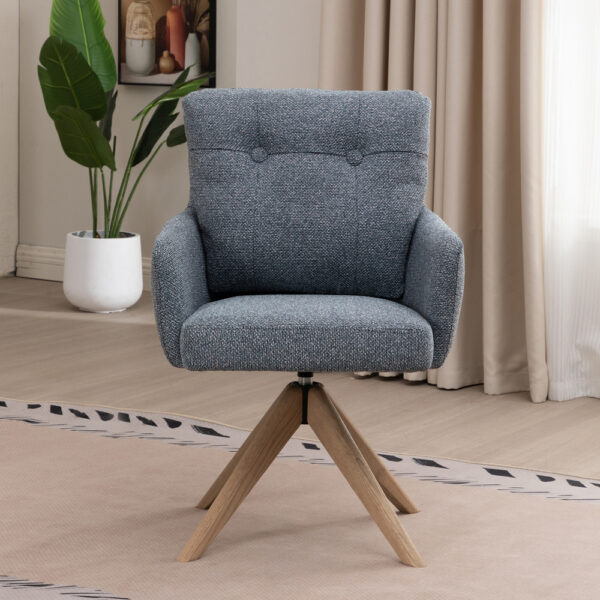 Cosgrove Fabric Dining Chair Storm Teal | Assembly Required