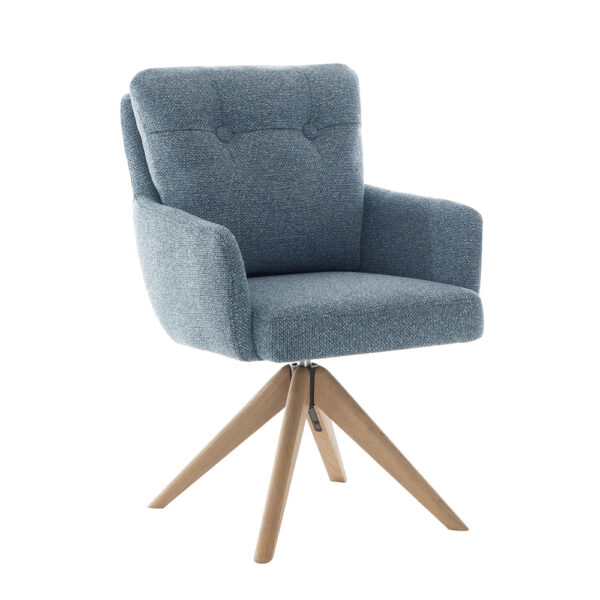 Cosgrove Fabric Dining Chair Storm Teal | Assembly Required