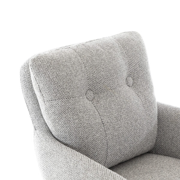 Cosgrove Fabric Dining Chair Silver Grey | Assembly Required
