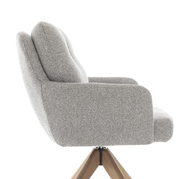 Cosgrove Fabric Dining Chair Silver Grey | Assembly Required