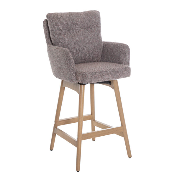 Cosgrove Fabric Counter Stool Blush Granite | Assembly Required