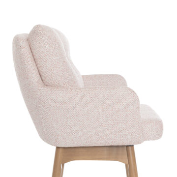 Cosgrove Fabric Counter Stool Blush Pink