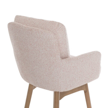 Cosgrove Fabric Counter Stool Blush Pink