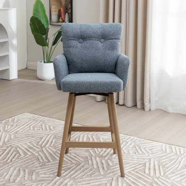 Cosgrove Fabric Counter Stool Storm Teal | Assembly Required