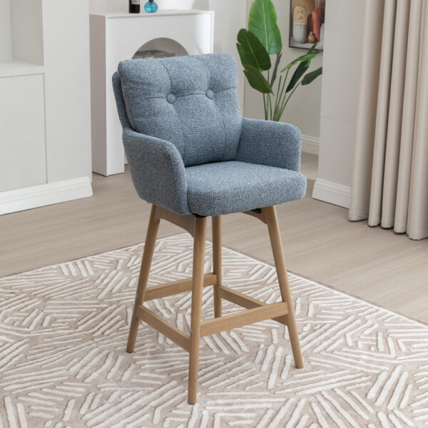 Cosgrove Fabric Counter Stool Storm Teal | Assembly Required