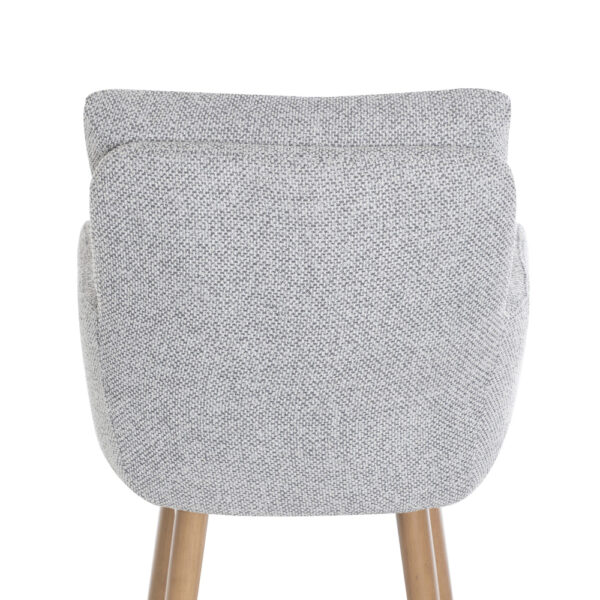 Cosgrove Fabric Counter Stool Silver Grey | Assembly Required