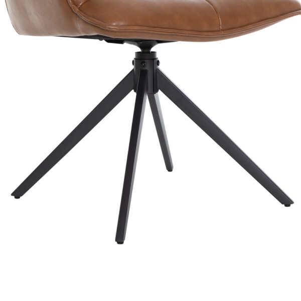 Harley Dining Chair Tan PU | Assembly Required