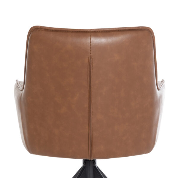 Harley Dining Chair Tan PU | Assembly Required