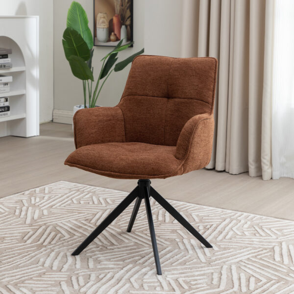Harley Dining Chair Tan Fabric | Assembly Required