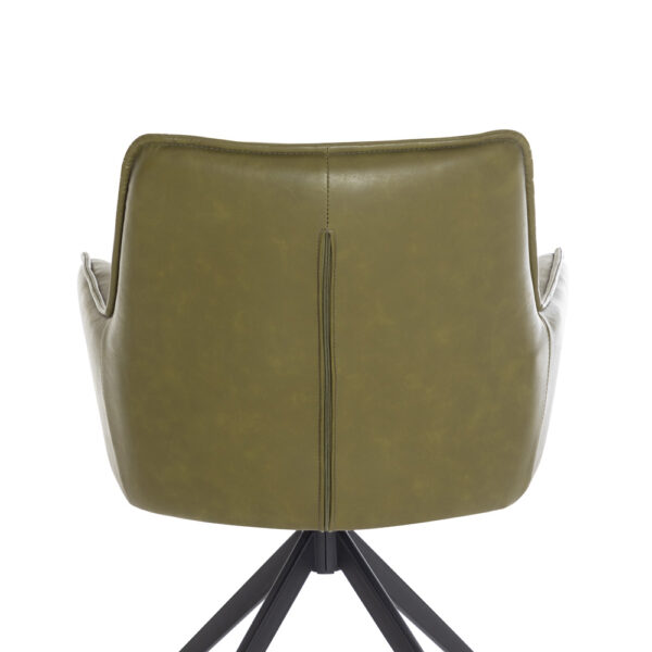 Harley Dining Chair Green PU | Assembly Required