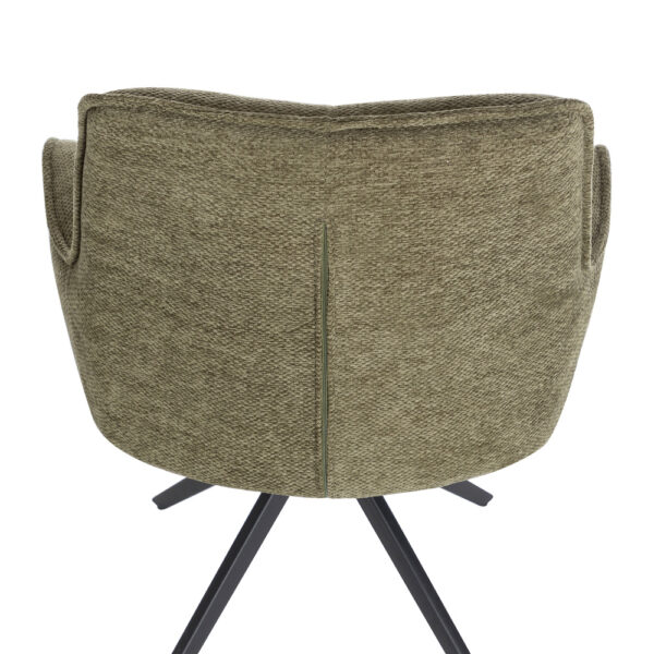 Harley Dining Chair Green Fabric | Assembly Required