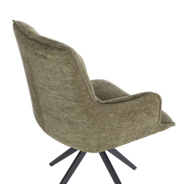 Harley Dining Chair Green Fabric | Assembly Required