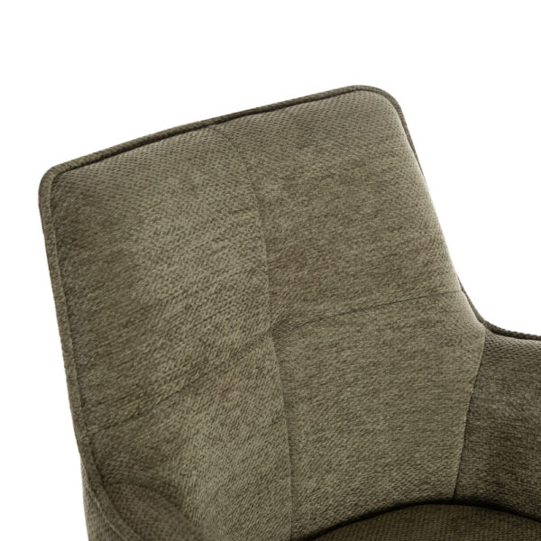 Harley Dining Chair Green Fabric | Assembly Required