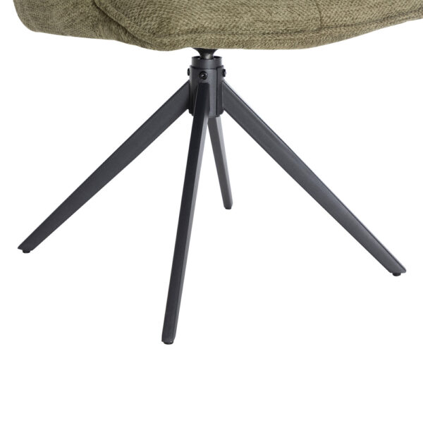 Harley Dining Chair Green Fabric | Assembly Required