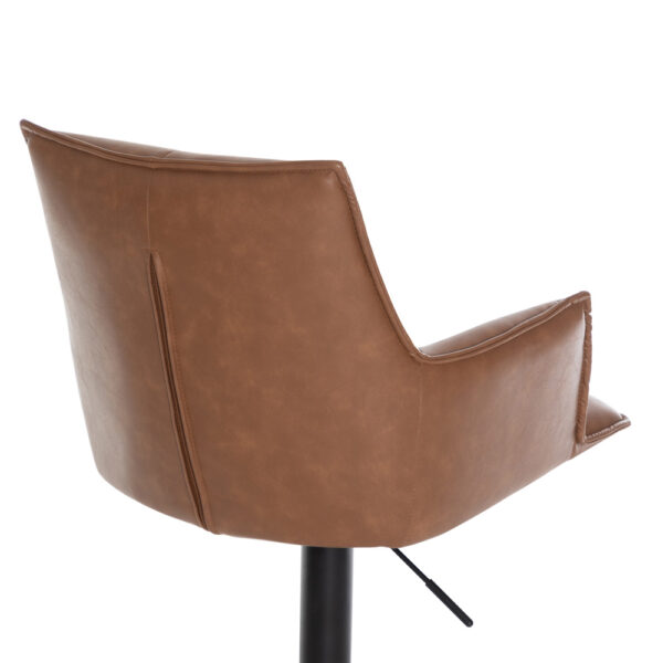 Harley Bar Stool Tan PU | Assembly Required