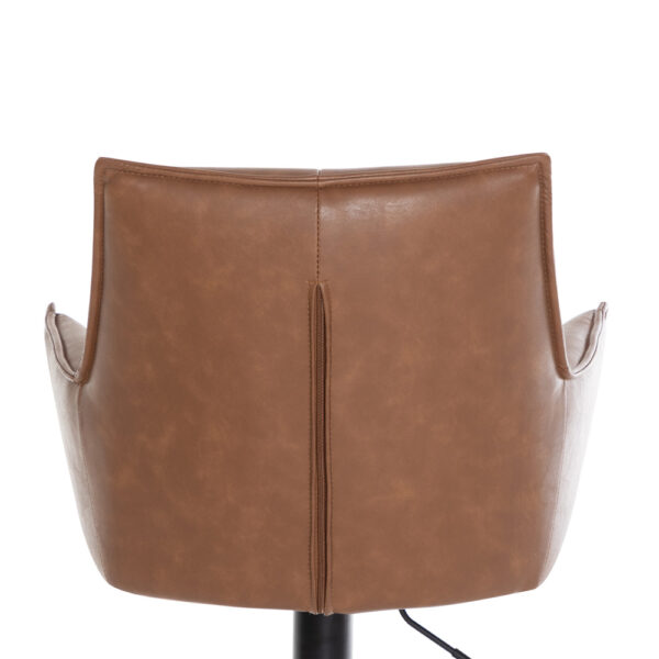 Harley Bar Stool Tan PU | Assembly Required