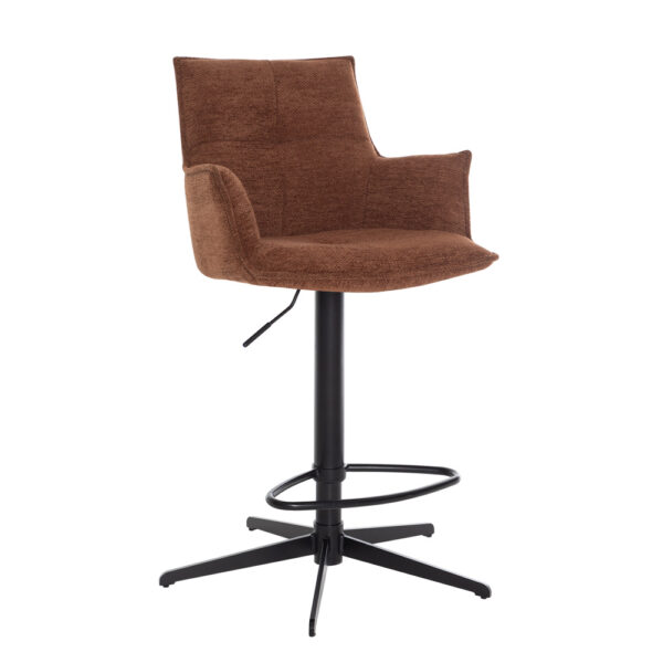 Harley Bar Stool Tan PU | Assembly Required