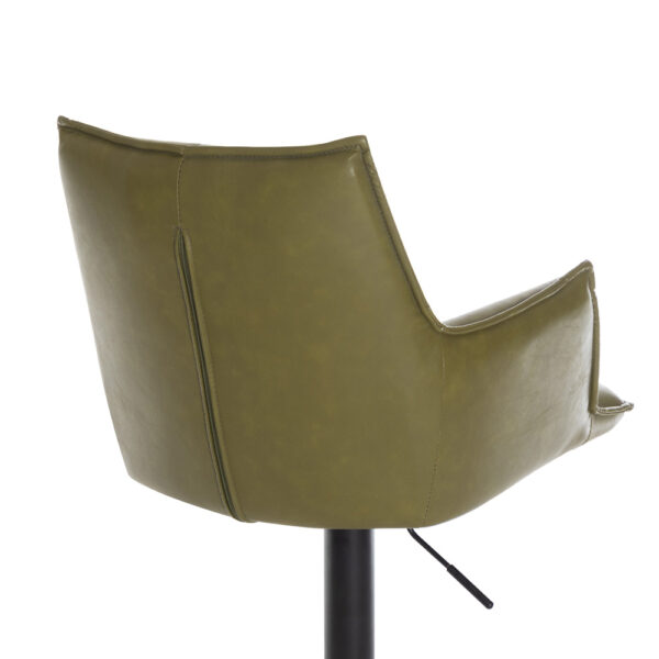 Harley Bar Stool Green PU | Assembly Required