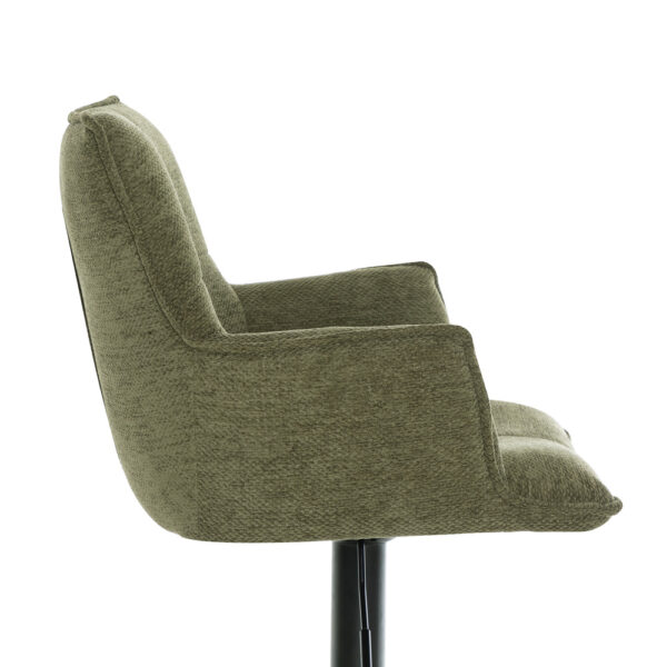 Harley Bar Stool Green Fabric | Assembly Required