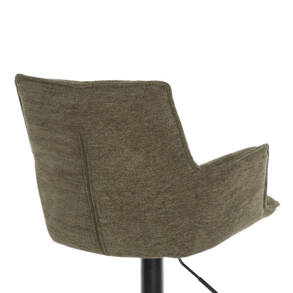 Harley Bar Stool Green Fabric | Assembly Required