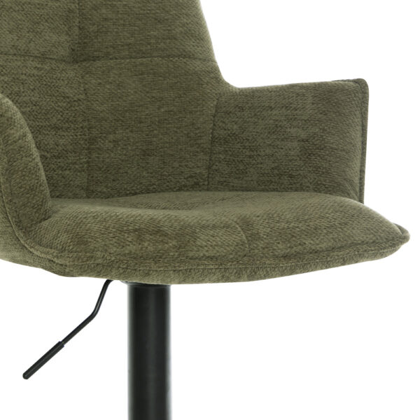 Harley Bar Stool Green Fabric | Assembly Required