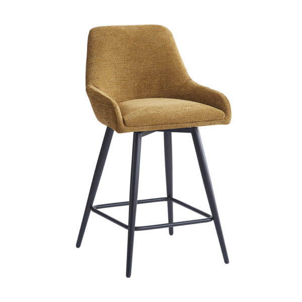 Manta Counter Stool - Mustard | Assembly Required