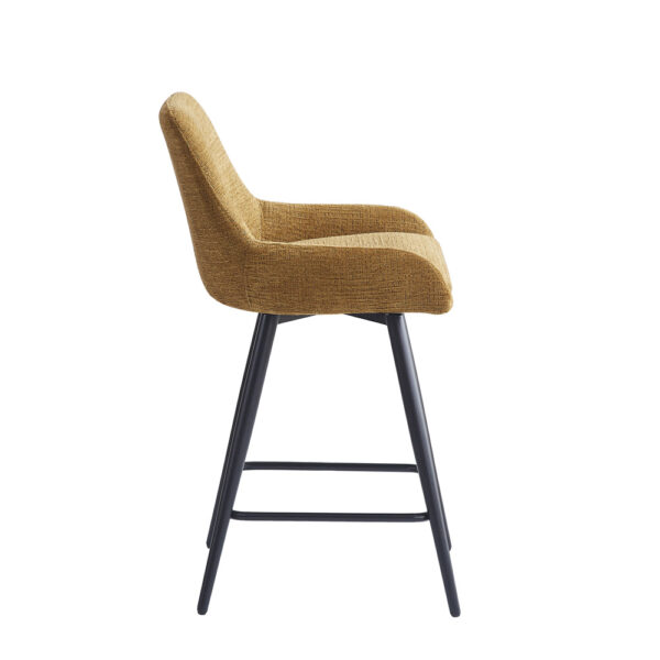 Manta Counter Stool - Mustard | Assembly Required