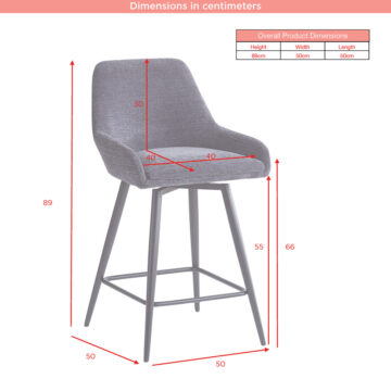 Manta Counter Stool – Olive Green