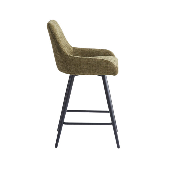 Manta Counter Stool - Olive Green | Assembly Required