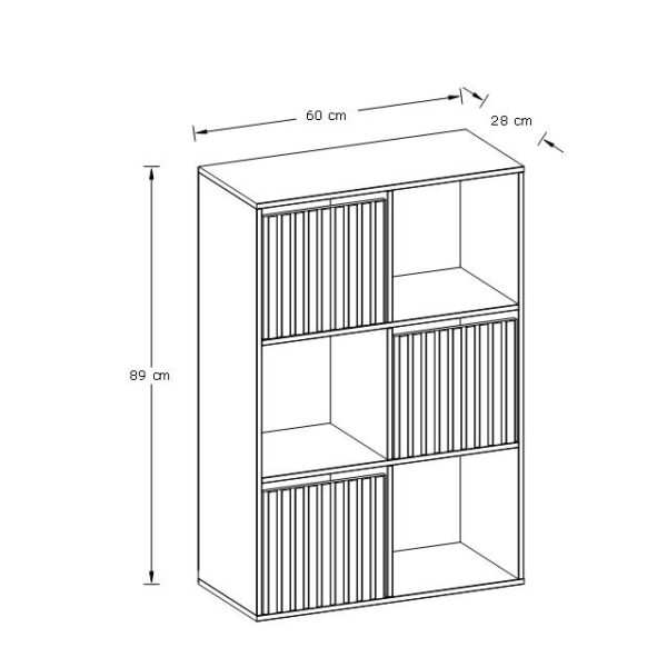 Bengal 2x3 Shelf Storage Cube | Assembly Required
