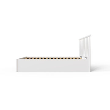 Henway White 5′ King Size Spindle Ottoman Bed