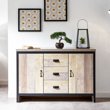 Fenway 2 Door 3 Drawer Sideboard - Natural