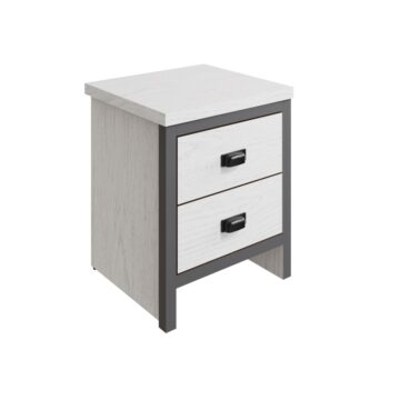 Fenway 2 Drawer Bedside Table