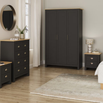 Fife Black 4 Piece Set