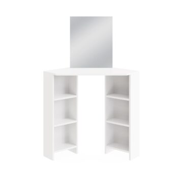Francis White Corner Dressing Table