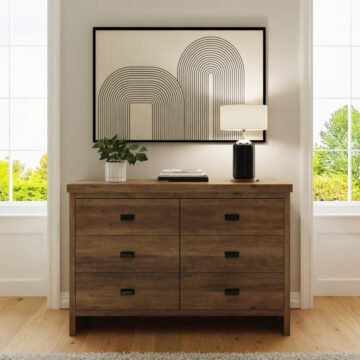 Fenway 6 Drawer Chest | Oak Finish