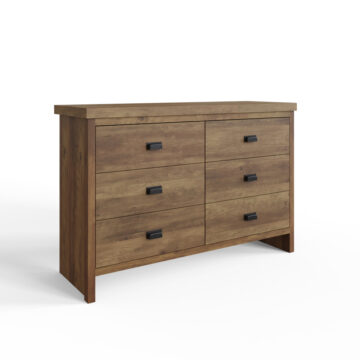 Fenway 6 Drawer Chest | Oak Finish