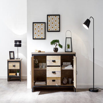 Fenway Natural 2 Door Sideboard with Drawers