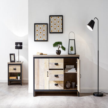 Fenway Natural 2 Door Sideboard with Drawers