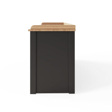 Fife Black 2 Door Shoe Bench