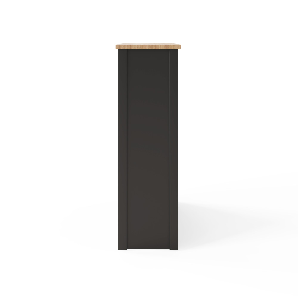 Fife Black 2 Door Shoe Cabinet