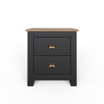 Fife Black 3 Piece Bedroom Set