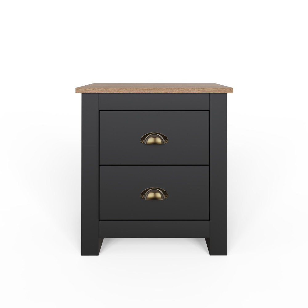 Fife Black 3 Piece Bedroom Set